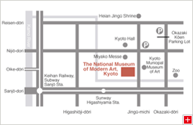 Map / The National Museum of Modern Art, Kyoto (MoMAK)