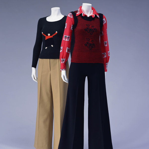 Sweater [Left] Blouse and Vest [Right]