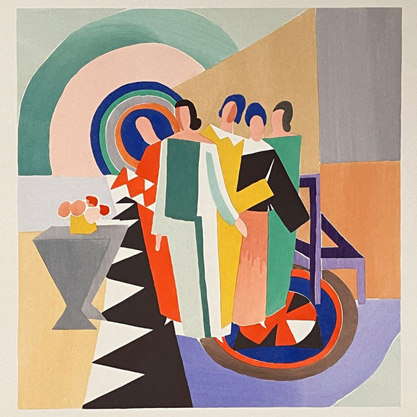 作品集『Sonia Delaunay : ses peintures, ses objets, ses tissus simultanés, ses modes』より