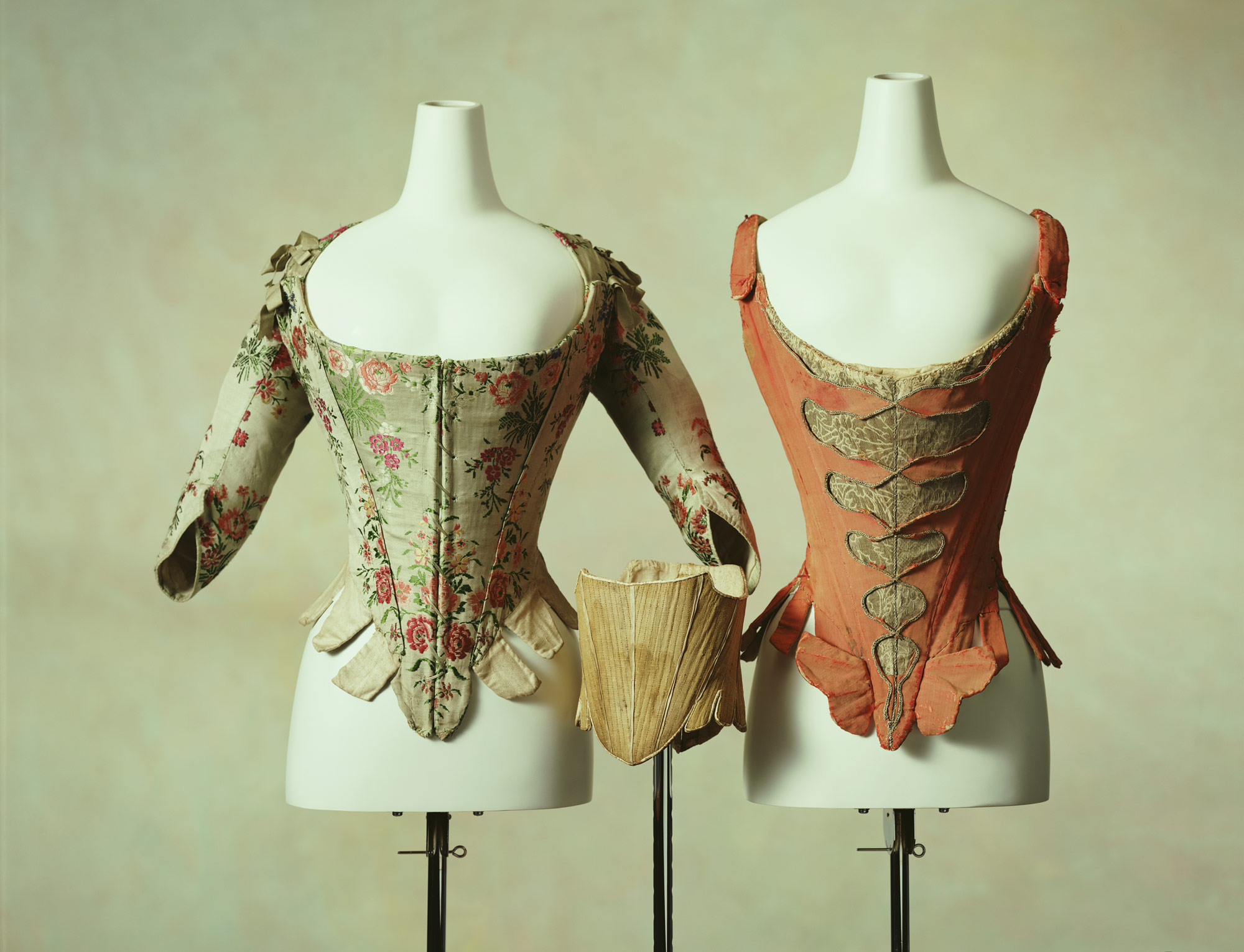 Corset [Left] Child's Corset [Center] Corset [Right]